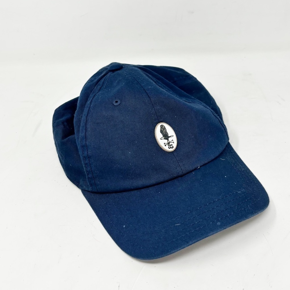 AMERICAN NEEDLE, INC Men’s Navy Blue Baseball Cap Hat Eagle Logo Patch One Size